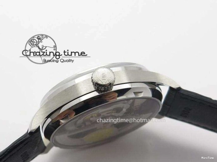 MIROTIME 0405 Bold Portuguese Real PR IW500704 ZF 1:1 Best Edition On Black Leather Strap A 7374